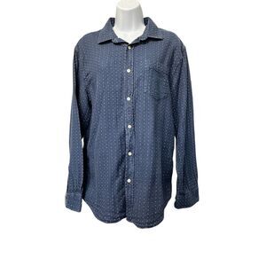 Banana Republic Mens Standard Fit‎ Long Sleeve Button Down Dress Shirt Sz L